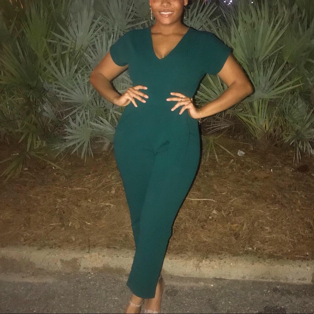 Express Emerald Jumpsuit
